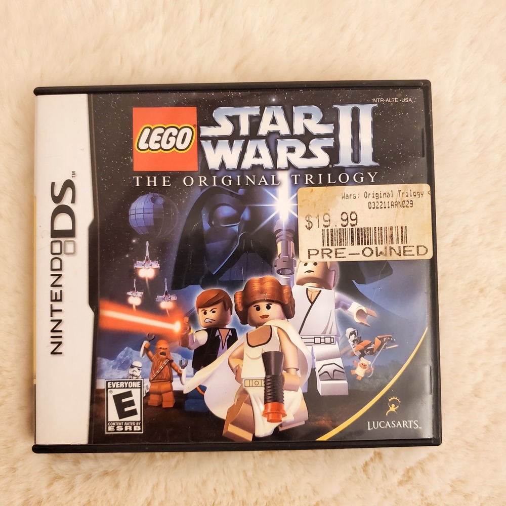 LEGO Star Wars II: The Original Trilogy (Nintendo DS, 2006) Complete Tested CIB - Picture 7 of 7